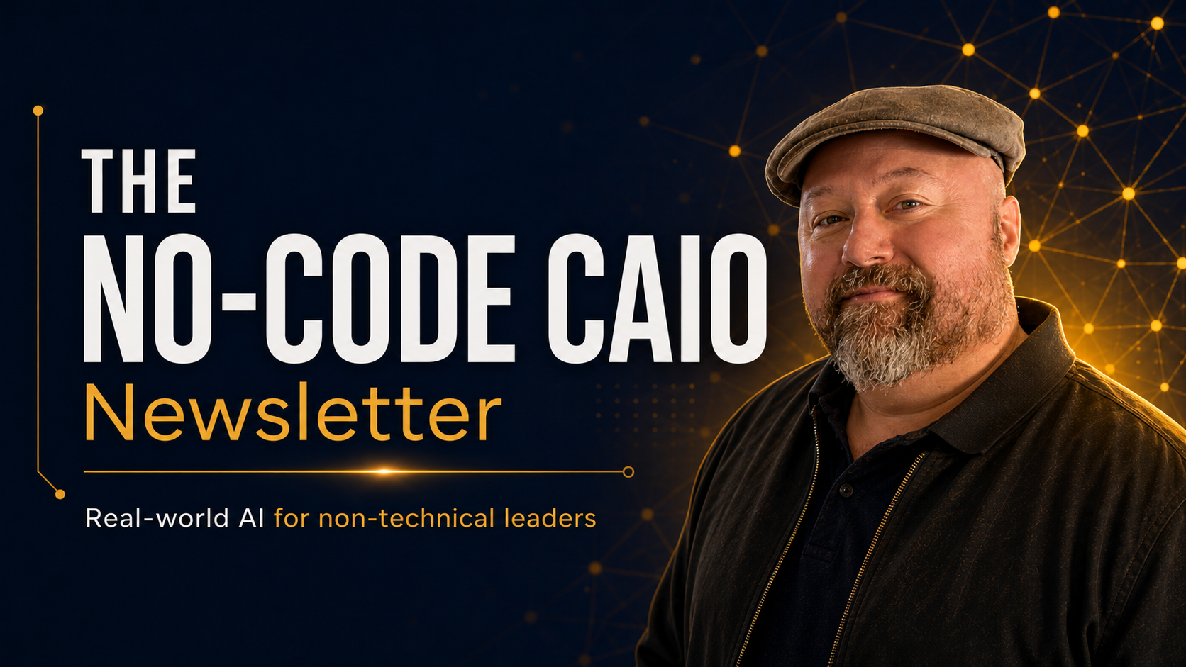 No-Code CAIO branded banner for Edition 004